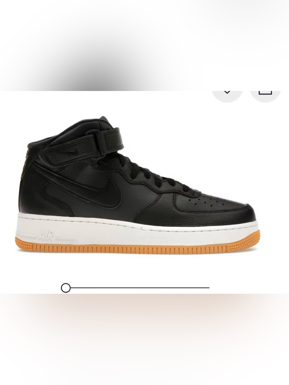 Nike Air Force 1 Mid Anthracite/Black Sneakers